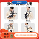 
Cloth bag mother waist stool baby strap front hug multifunction front and rear dual-purpose four-season light and breathable back baby hug artifact universal fashion model [dark blue]