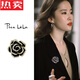 SNQP camellia flower brooch design niche corsage small fragrance style suit pin accessories camellia brooch