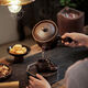 Cooking tea in the stove, home use, boiling tea, boiling water, pure hand-pulled old rock mud side handle large capacity firewood pot, Rongtian brewing teapot, Chaiyao left hand model 16813 conscience 1080ml 701mL (inclusive)-800mL (inclusive)