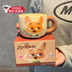 Wangbaifu Disney Zootopia Mug Couple Water Cup Home Ceramic Coffee Cup Girl Birthday Christmas Gift Nick 500ml Jingcang Quick Delivery