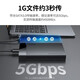 绿联 USB3.0移动硬盘盒 2.5/3.5英寸SATA串口笔记本台式外置硬盘壳SSD固态机械硬盘盒 2.5英寸硬盘盒【USB3.0款】