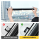 Sailotou window glass sunshade roller blind kitchen blackout punch-free suction cup type free retractable office heat insulation anti-western sun black polka dot buy one get one free width 40*height 125c