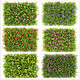 Simulated outdoor plant wall plastic fake lawn background living room plants indoor balcony artificial turf door head 9cm encrypted pink
