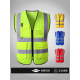 Japailo Sitio de seguridad de seguridad reflectante personalizada Construcción Construcción Ropa reflectante Ropa de trabajo amarillo fluorescente Fluorescente ropa sólida listana l