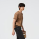 李维斯（Levi's）男士LOGO刺绣休闲圆领短袖T恤A9226 绿色 S