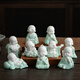 Gui Porcelain Celadon Big Belly Maitreya Buddha Tea Pet Ornament Can Raise Cute Laughing Buddha Little Monk Flower Pot Ornament Tea Set Accessories Tea Toys Smile Always Open Celadon No Specifications