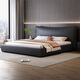 Munich Chanel leather bed, double bed 1.8m 2m Italian light luxury master bedroom, large bed, wedding bed storage bed 675