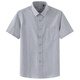 Gy Yagel Summer Off-White Cotton Plaid Small Plaid Shirt à manches courtes pour les hommes à demi-manche à manche Classic Plaid F983 L 40