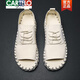 Sandalias de cuero romano de cartelo tendencia de los hombres 2025 Internet de verano Estilo de celebridades de moda