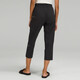 Lululemon 丨 Pull-on Damen GLASTIGE Taille, sich verjüngte Hosen mit mittlerer Länge mit mittlerer Länge 23 'LW6CIHS Schwarz S /6