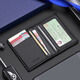 Williampolo Kartenbeutel für Männer Mini Echtes Leder Ultra-dünn kleiner Zertifikatbeutel Führerschein Lederhülle High-End-Kartenclip Geburtstagsgeschenk Schwarz [Top-Layer-Cowide-Genuine Leder]
