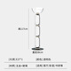 
OUOETY bedside lamp decorative light luxury desk lamp Nordic modern simple glass designer living room bedroom model room lamp M1047 smoke gray large button switch