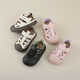 Kinderbala Sommermode neue Kindersandalen für Jungenköpfe, Anti-Kicking und Lochschuhe für Mädchen, Kindergartenausschnitte, Beige 22, innere Länge 14,3 cm