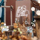 
Wedding acrylic glowing decorative lamp props glowing couple avatar newcomer silhouette letter background stage layout small trumpet 11 avatar white light 6172cm