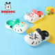 Babudou children's shoes boys' shoes 2025 new summer indoor baby sandals children's hole shoes girls' slippers rose pink 19 190mm suitable for foot length 18cm