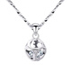 PT950 platinum pendant women's platinum necklace single pendant without chain 18 clavicle chain alone pendant for wife light luxury style 1.