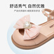 Red Dragonfly Children 2025 Summer Children's Shoes Girl Princess Hollow Sandals Q42BFTM694 PINK 31