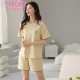 Pajamas modal Nouveau shorts de coton pur d'été de la femme Simple Coton Cotton Coton STYLE PEUT être porté à l'extérieur des vêtements maison Z9859 L Recommandé 100-120Jin [Jin est égal à 0,5 kg]