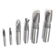 Shanggong 10 pieces straight shank keyway end mill 6mm 2-edge two-tooth keyway end mill