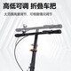 Teenagers Scooter 6-18 years old, middle-aged and old children foldable adult urban scooter pedal two-wheeler without installation Black + gift pack [air cylinder car lock car bell]