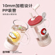 Kreation Sammlung große Kapazität Hochtemperaturfestigkeit Glassbecher für Mädchen High-Pretty Strohbecher mit exquisitem transparentem Wasserbecher Geschenk Maoyu Mint anpassbar 1050 ml