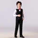 Annie Youer children's dress suit suit boy British style flower girl performance costume host handsome children's clothing black 160