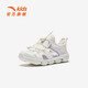 ANTA Children's Sandals Girls' Shoes Children's 2026 Summer New Baotou Outdoor Amphibious River Tracing Shoes Beach Shoes Ivory White/Mist Purple-4 31