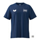 Butterfly Trikot 25 neue Tischtennis-Uniform kurzärmelige Konkurrenz Sportswear Sweat-Absorbing T-Shirt-Fan Zhendong gleiche Style BWH834 Navy Blue Herren's Top 2xl