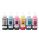 Mengxiang eignet sich für Epson 674 Ink Epson L800 805 L810 L850 1800 130 211 Drucker [HD-Druck] T674 Sechsfarbiger Tinte 70ml