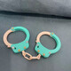 Internet celebrity Douyin 3D printing toys, carrots, handcuffs, creative toys, funny, novel and strange toys, carbon fiber handcuffs toys 3D printing, get 2 keys
