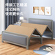 Jingju folding single double bed office lunch bed household living room simple accompanying bed bed can sleep naked on mat bed square tube mat model 100CM-BGC882 40% off