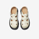 Mejores 25 zapatos de jaula de cerdo retro de moda de verano sandalias vacías para mujeres bp756bh5 beige 39