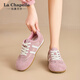 
La Chapelle women's shoes 25 years new women's shoes mesh breathable board shoes casual versatile women's shoes training shoes not smelly feet lightweight women's shoes pink XXE6628-2 36
