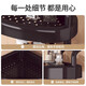 Shunyou bathroom rack bathroom floor-standing toilet tripod wash storage corner rack black four-layer SY-1322