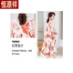 
Hengyuanxiang 2025 new middle-aged and elderly cotton silk dress for women in summer temperament middle-aged mother summer clothes over knee artificial cotton skirt 687# XL Recommended 90-115Jin [Jin equals 0.5 kg]