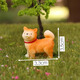 Gelun cartoon simulated puppy ornaments Corgi Teddy Shiba Inu doll micro landscape desktop decompression healing cute decoration Shiba Inu puppy 5