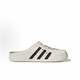 
ADIDAS ADILETTE CLOGS Comfortable and Wear-resistant EVA sports slippers for men and women same style beige and black JH9849 meters white and black 47 (290mm)