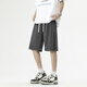 Nebel Sky Shorts Herren Sommer-Dünnsport-Trend Lose große Freizeithosen Männer vielseitiger amerikanischer High Street Fünf-Zeiger-Hosen