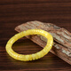 Her generation natural beeswax amber pill bracelet Russian gold twisted white straight cut gift 3*8MM beeswax