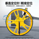 溥畔滚轮测距仪滚尺测量轮高精度测量器机械数显手推式测距小推车 小轮数显(DL9713)+收纳袋+卷尺