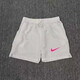 
NBA KIDS-NIKE Sports Summer Men's and Women's Basketball Track and Field Training Shorts Quick Dry Sports Running Four-point Breathable Three-point Nike-NIKE White 983 Shorts [Purple Hook] XL-NIKEXL