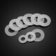 JINGGONG silicone gasket screw seal ring high temperature resistant soft silicone gasket thickened ultra-thin screw flat gasket 4 points (11*19*3) (20 pcs)