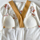 
Short-sleeved pregnant women pajamas dress for summer for childbirth with chest pad loose large size prenatal check-up clothes for pregnancy wear home clothes ISY-16820# short-sleeved skirt with chest pad L size (recommended weight 90-120 Jin [Jin equals 0.5 kg])