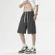Nebel Sky Shorts Herren Sommer-Dünnsport-Trend Lose große Freizeithosen Männer vielseitiger amerikanischer High Street Fünf-Zeiger-Hosen
