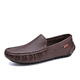 
Red Dragonfly (RED DRAGONFLY) Doudou shoes men's summer genuine leather hollow breathable British style business casual sandal leather shoes soft sole driving lazy shoes 9901 (breathable) brown 38 [standard leather shoe size]
