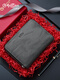Bolsa de oro Goldlion Posición múltiple para hombres de cuero genuino Gran capacidad Card Hide Card Card Bold Bag Card Bag Cubierta Gris