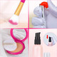 Kinder simulierte Kosmetik -Schminktisch Set Maniküre Lippenstift Mascara Beauty Box Girl Toy Gift Box -Schminktisch Set mit leichten Spiegel