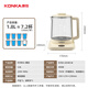 KONKA health pot 316 tea kettle, decoction kettle, glass insulation kettle, electric kettle, mini glass tea kettle 1.8L KYSH-1834E-W