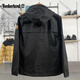 添柏岚（Timberland）2023秋冬新款外套男装户外防风冲锋衣 A695W 001-黑色 XXL