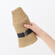 Muji Palm Foldable Top Hat Hut Strohhut geflochten